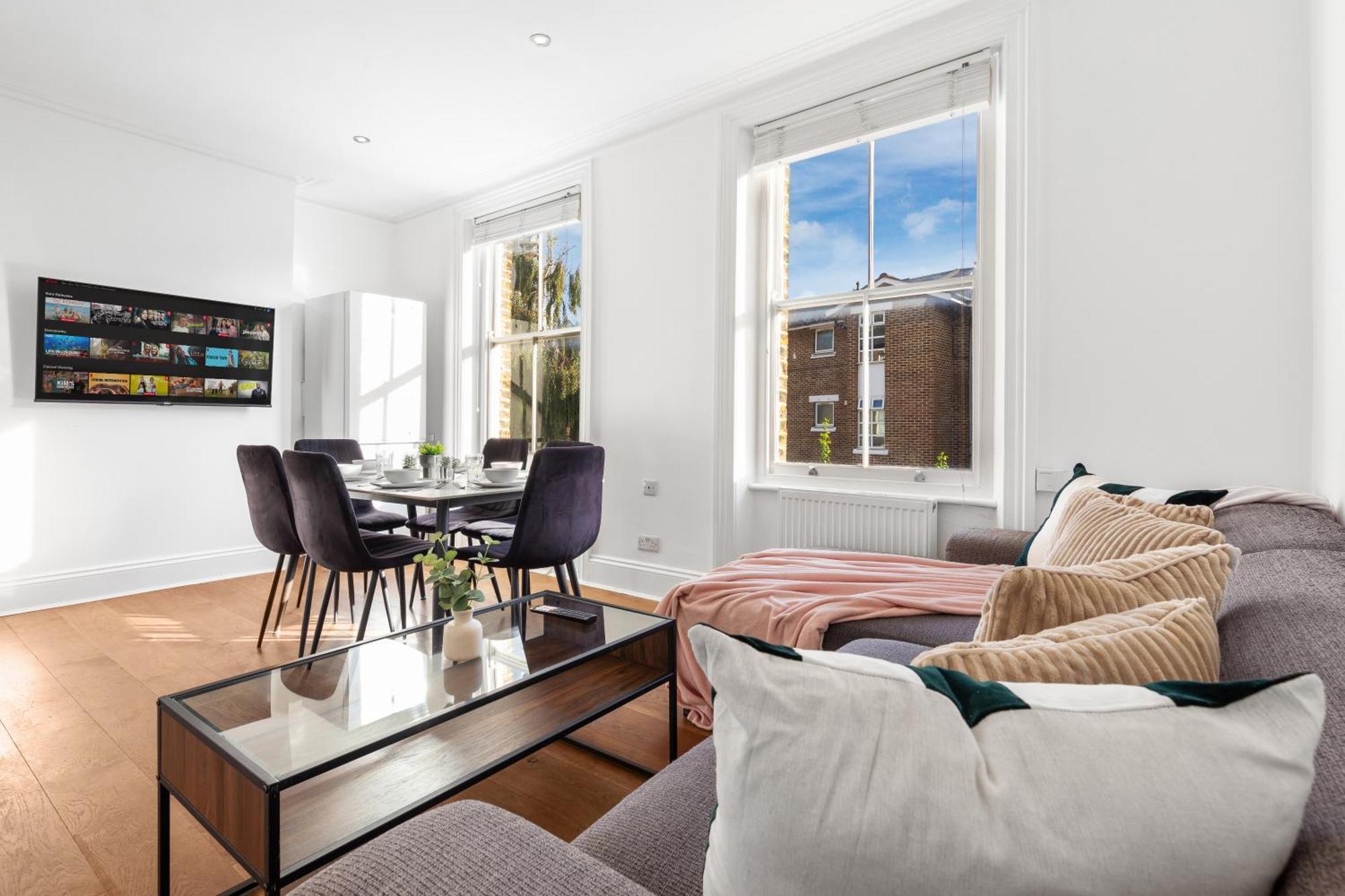 Luxury 4 Bedroom Flat With Stunning Shard View From Terrace In Central London! Next To Station, Sleeps 9 المظهر الخارجي الصورة